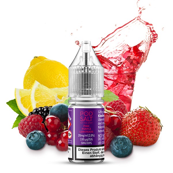 POD SALT XTRA - Pink Purple Lemonade - Nikotinsalz Liquid - 10ml