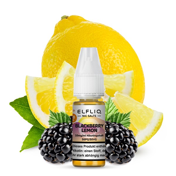 ELFLIQ Blackberry Lemon von Elfbar - Nikotinsalzliquid - 10ml