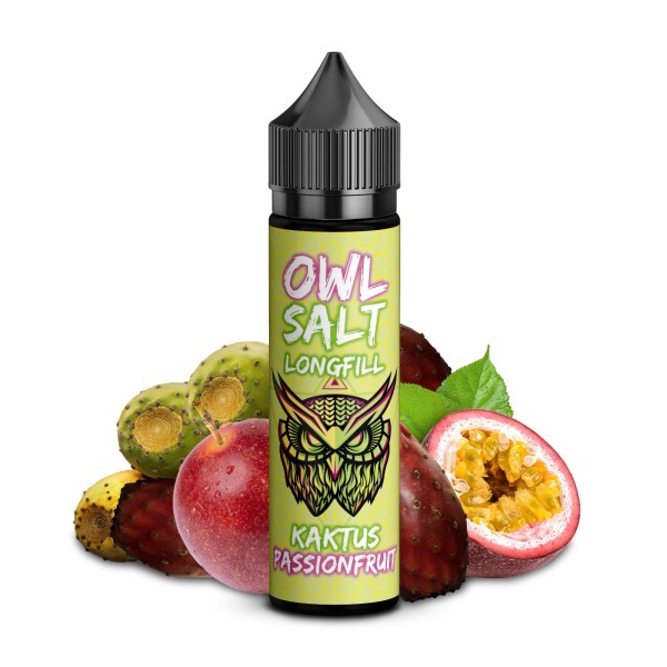 Kaktus Passionfruit - Overdosed - OWL Salt - 10ml Aroma in 60ml Flasche