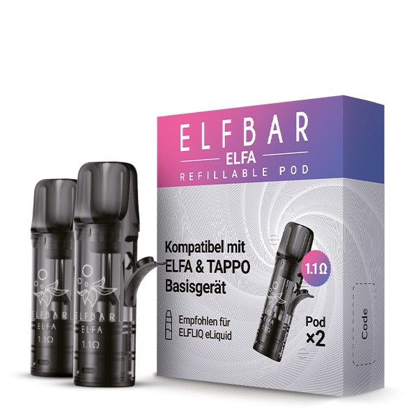 Elfa Leerpod (2er Pack) zum Selbstbefüllen - 2ml von ELFBAR