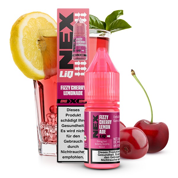 POD SALT NEXLIQ - Fizzy Cherry Lemonade - Nikotinsalz Liquid - 10ml