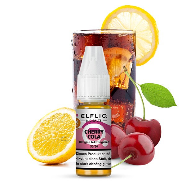 ELFLIQ Cherry Cola von Elfbar - Nikotinsalzliquid - 10ml