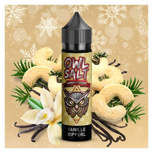 Vanillekipferl (Limit. Weihnachtsedition) - Overdosed - OWL Salt - 10ml Aroma in 60ml Flasche