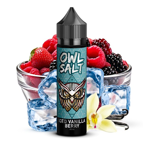 Iced Vanilla Berry - Overdosed - OWL Salt - 10ml Aroma in 60ml Flasche