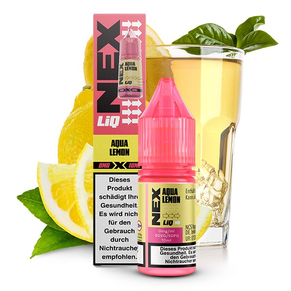 POD SALT NEXLIQ - Aqua Lemon - Nikotinsalz Liquid - 10ml