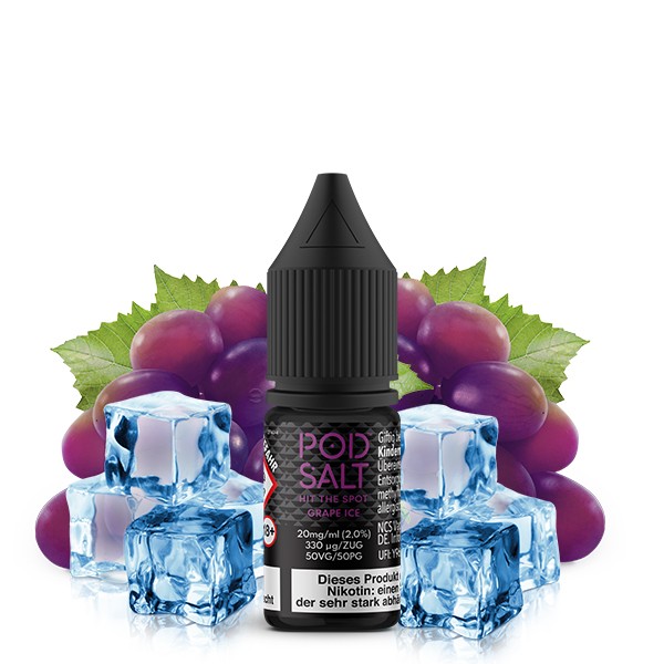 POD SALT - Grape Ice - Nikotinsalz Liquid - 10ml