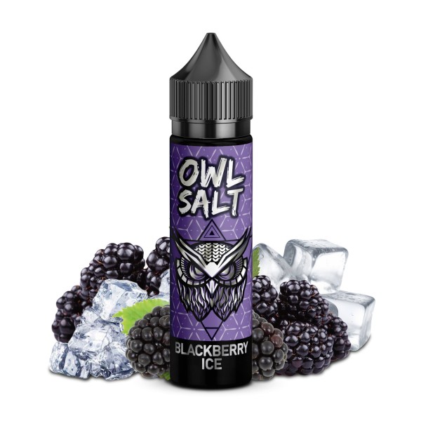 Blackberry Ice - Overdosed - OWL Salt - 10ml Aroma in 60ml Flasche