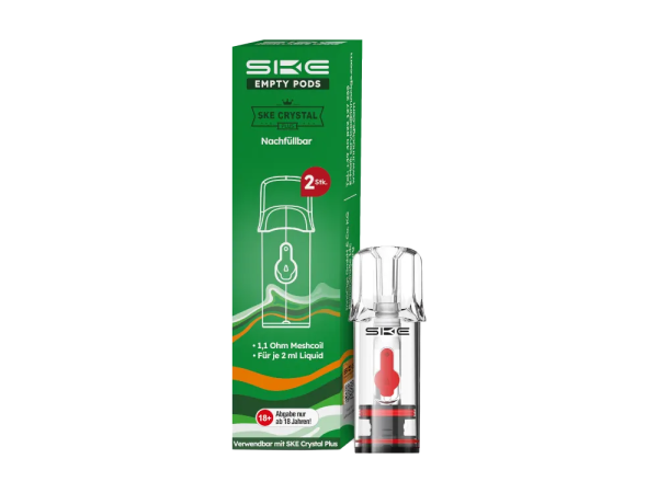 Chrystal Leerpod zum Selbstbefüllen (2er Pack) - 2ml von SKE