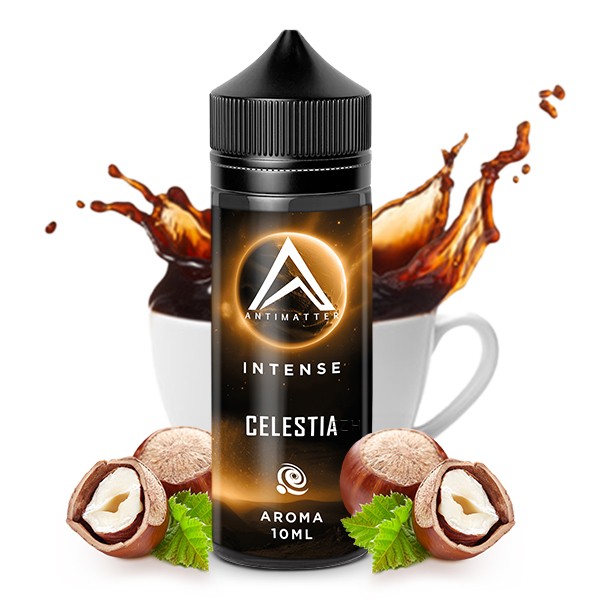 Celestia - Antimatter Intense - 10ml Aroma in 120ml Leerflasche