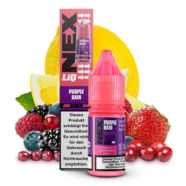 POD SALT NEXLIQ - Purple Rain - Nikotinsalz Liquid - 10ml