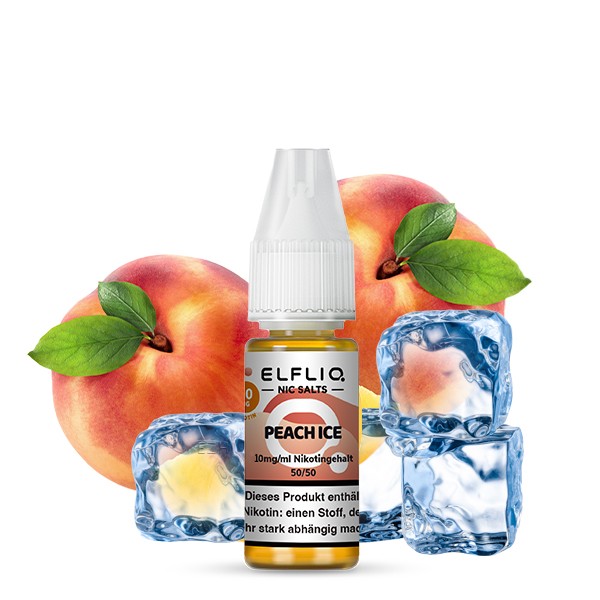 ELFLIQ Peach Ice von Elfbar - Nikotinsalzliquid - 10ml